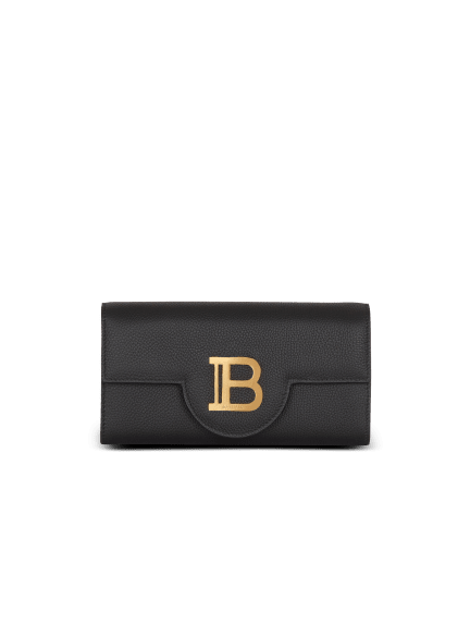 Portemonnaie B-Buzz an Kette aus genarbtem Leder