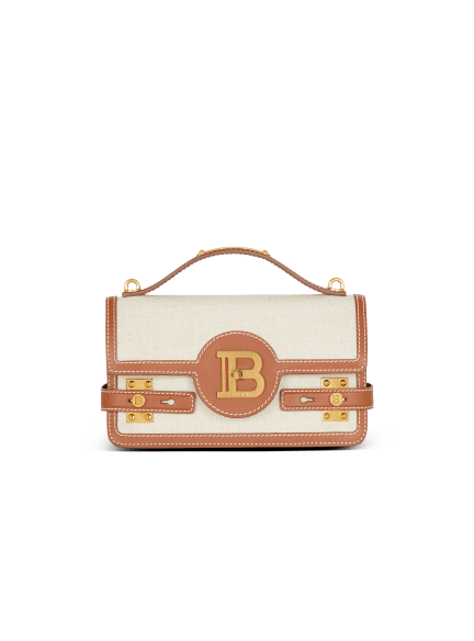 B-Buzz 24 canvas and leather bag