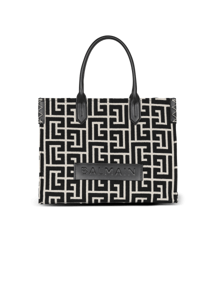 B-Army 42 monogram jacquard and leather Tote bag