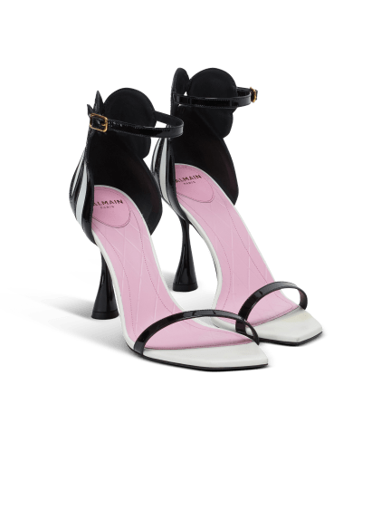 Eden sandals in two-tone leather