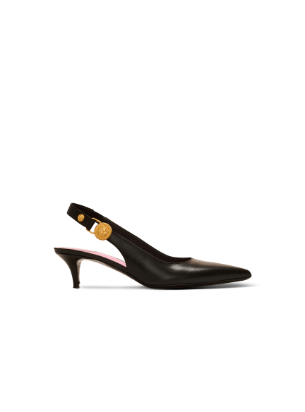 Kitten slingbacks Eva en cuir de veau