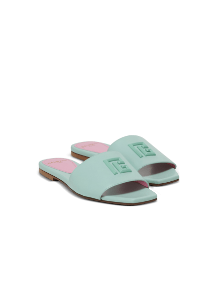 Dafne PB mules in calfskin