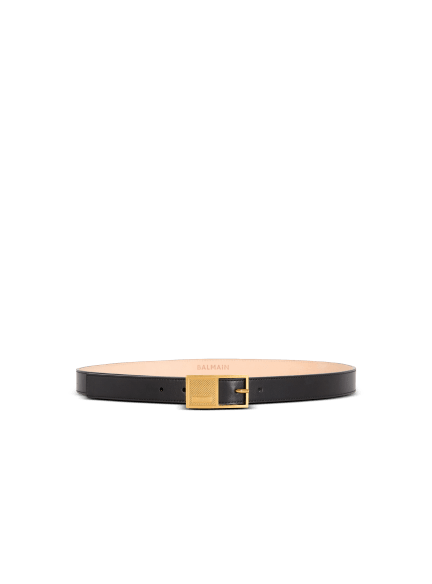 Thin Signature calfskin belt