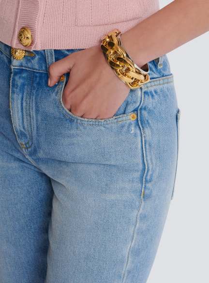 Brass chain bracelet 