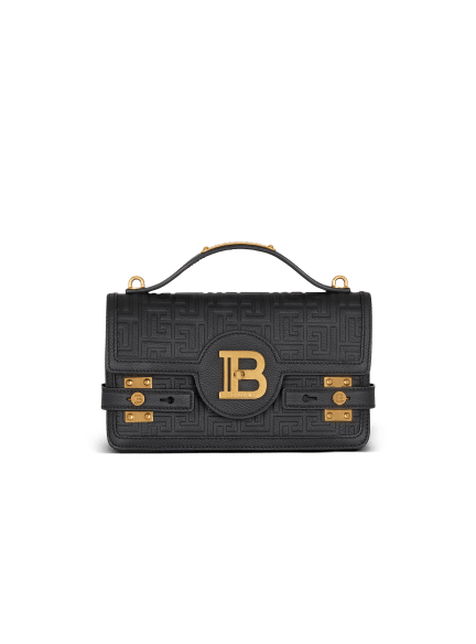 B-Buzz 24 grained monogram leather Shoulder bag