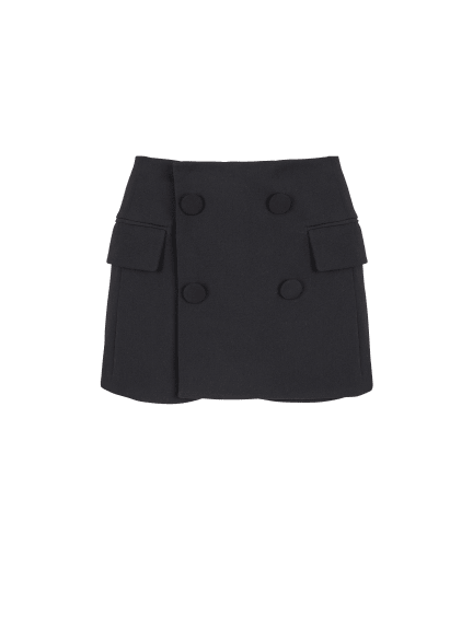 Gabardine shorts