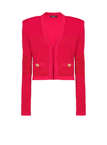 Edge to edge knit cardigan