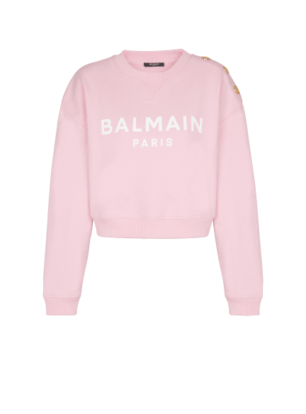 Balmain Parisプリント スウェットシャツ