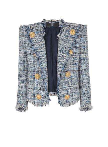 Spencer mit acht Knöpfen aus Tweed