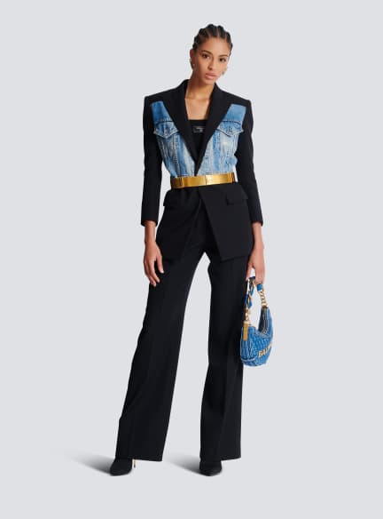 1-button bi-material jacket