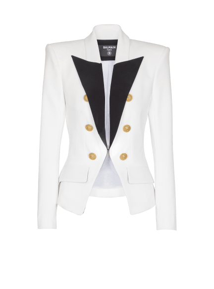 Jacke mit 6 zweifarbigen Knöpfen