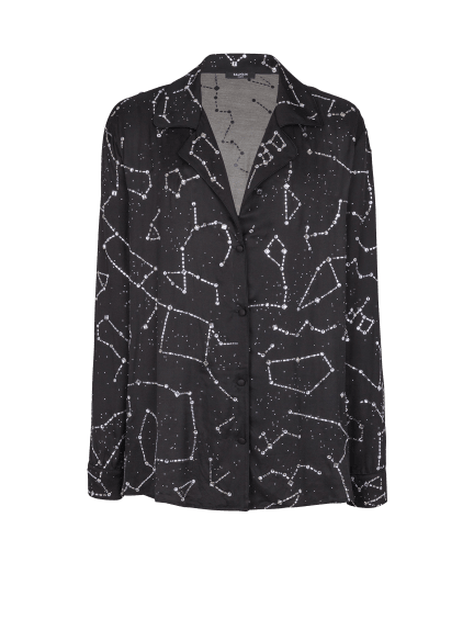 Pyjama shirt with Constellation rhinestones