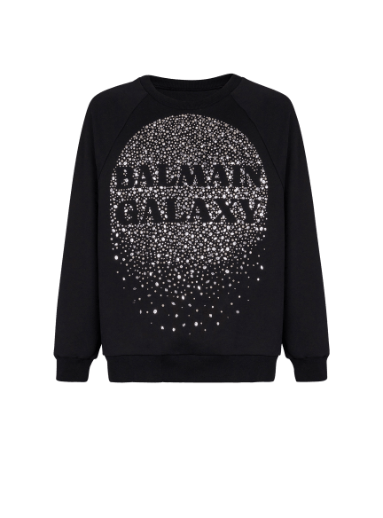 Balmain Galaxy embroidered sweatshirt