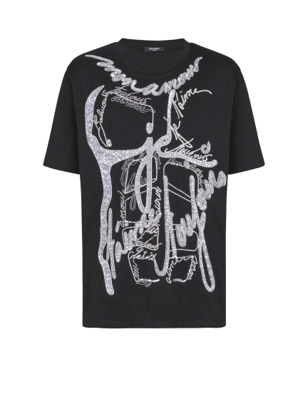 T-shirt with torso and "Love Letter" embroidery