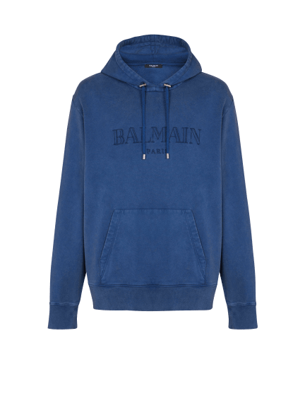 Balmainヴィンテージ刺繍フーディー