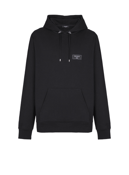 Hoodie with Balmain Couture label