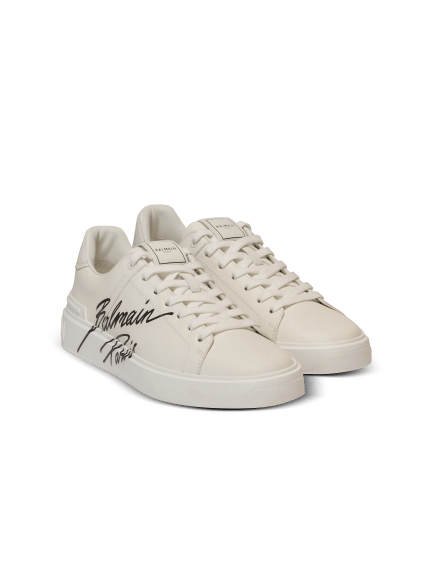 B-Court trainers in calfskin