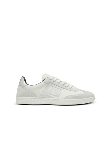 Suede Balmain Swan trainers