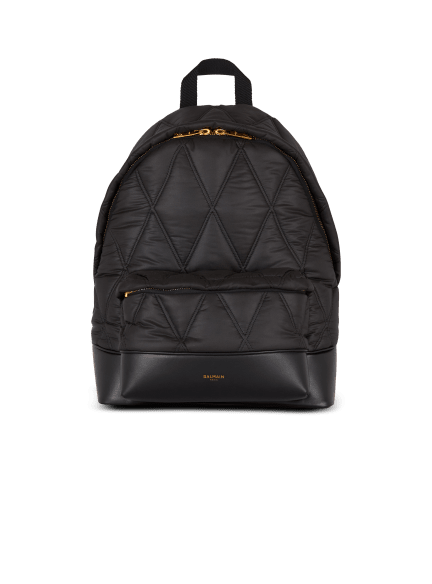 Rucksack aus gestepptem Nylon mit Diamond-Muster
