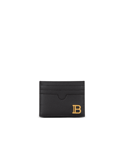 B-Buzz Card Holder-Grained Calfskin
