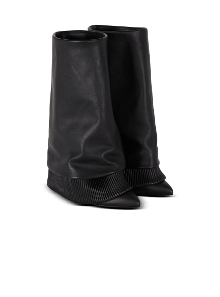 Calfskin trouser boots