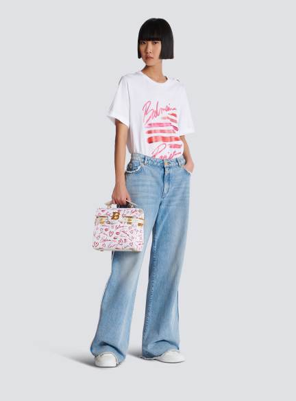 B-Buzz 23 bag in Lipstick print canvas