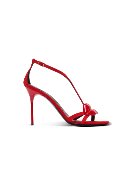 Suede Lips sandals