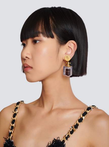 Brass Perfume earrings 