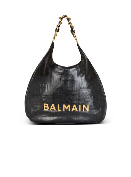 Large 1945 Soft Hobo bag in crinkled calfskin