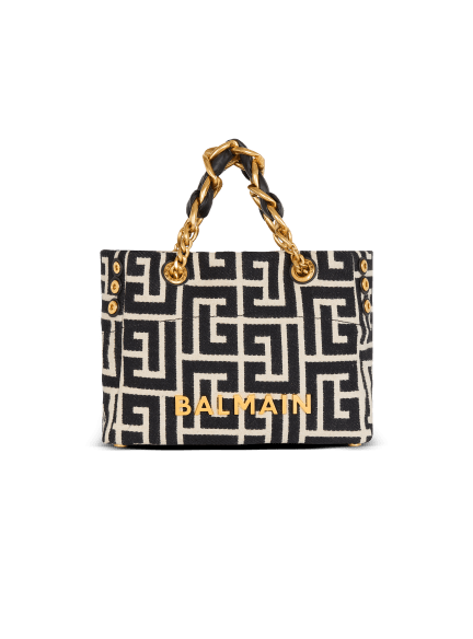 Small 1945 Soft monogrammed jacquard tote bag