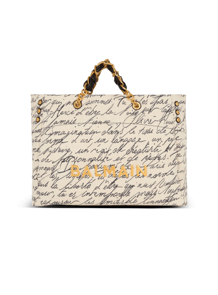 1945 Soft XXL tote bag in printed canvas