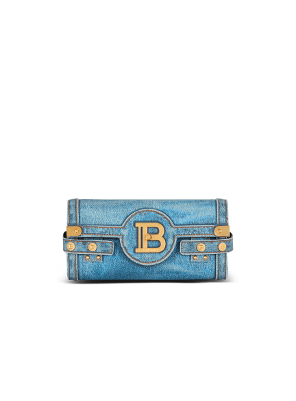 B-Buzz Pouch 23 aus Canvas mit Denim-Print