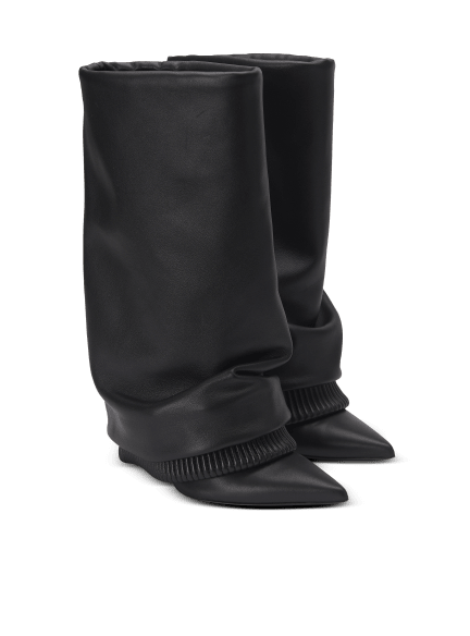 Calfskin trouser boots