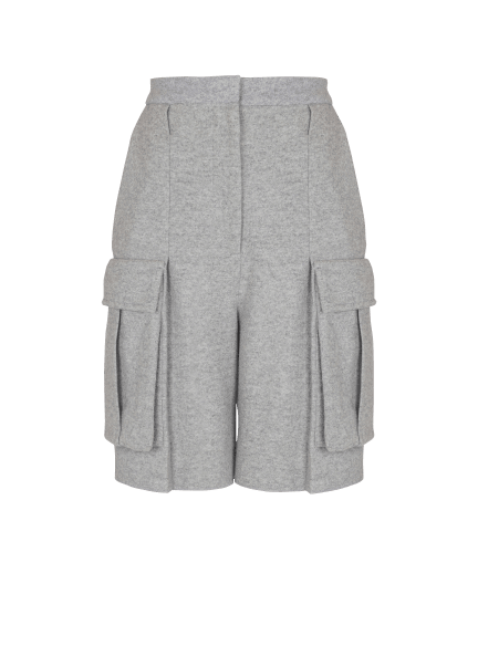 Wool Bermuda shorts
