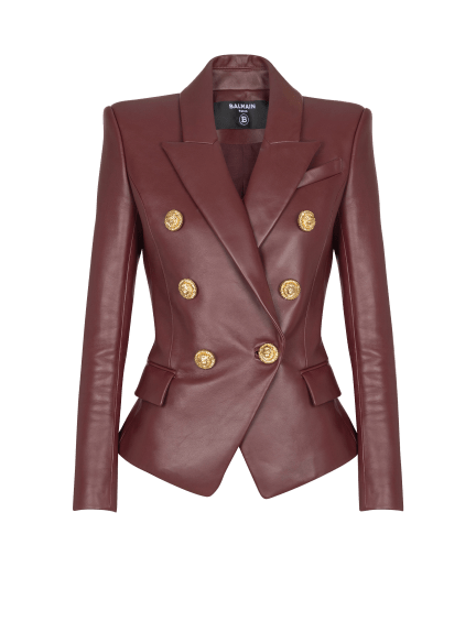 6-button lambskin jacket