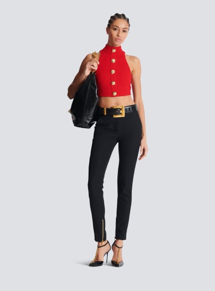 Original Designer Trousers for Women | BALMAIN