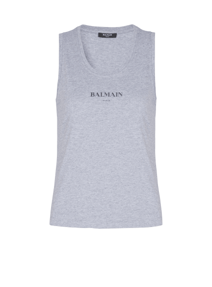 Tank top with Balmain print