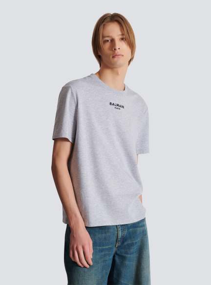 Embroidered Balmain Paris T-shirt