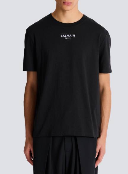 Embroidered Balmain Paris T-shirt