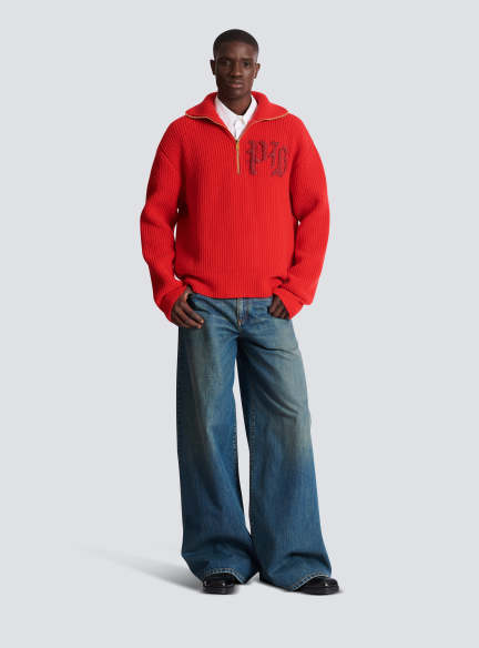 Cable knit jumper