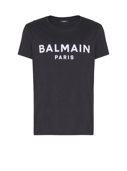 T-shirt with Balmain Paris print
