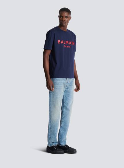 T-shirt with Balmain Paris print