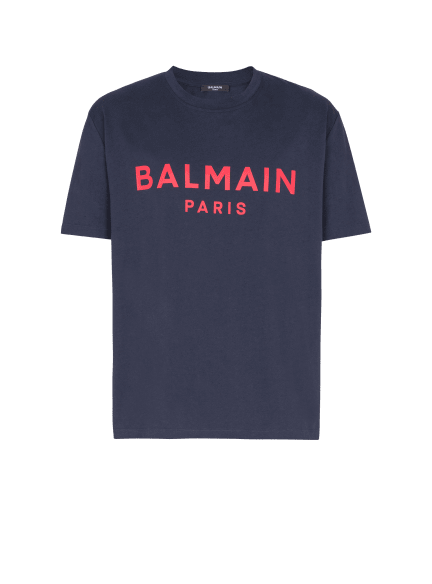 T-Shirt mit Balmain Paris-Print