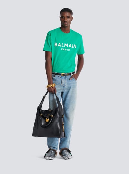 T-shirt with Balmain Paris print