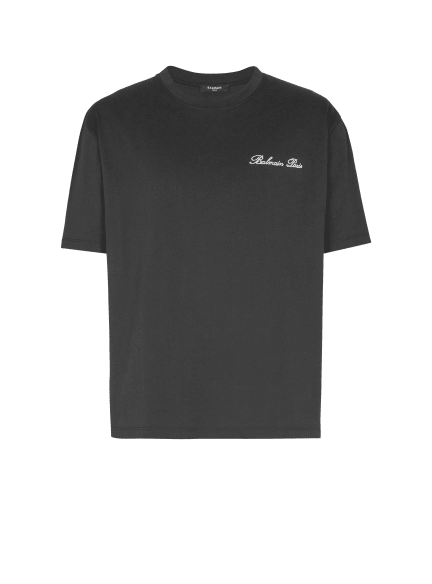 Embroidered Balmain Signature T-shirt