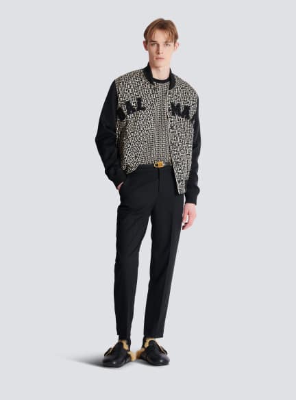 Monogram jacquard T-shirt