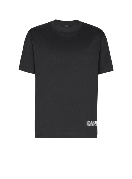 Small Balmain Stamp printed T-shirt