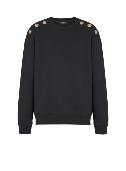 Sweater with Chain Lion buttons