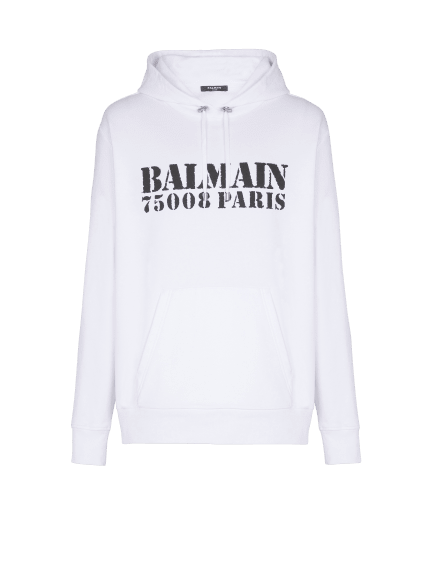 Balmain Stamp printed hoodie