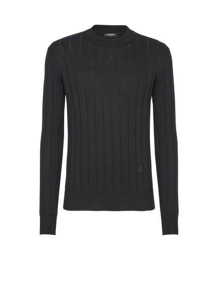 Silk and cotton knit PB jumper